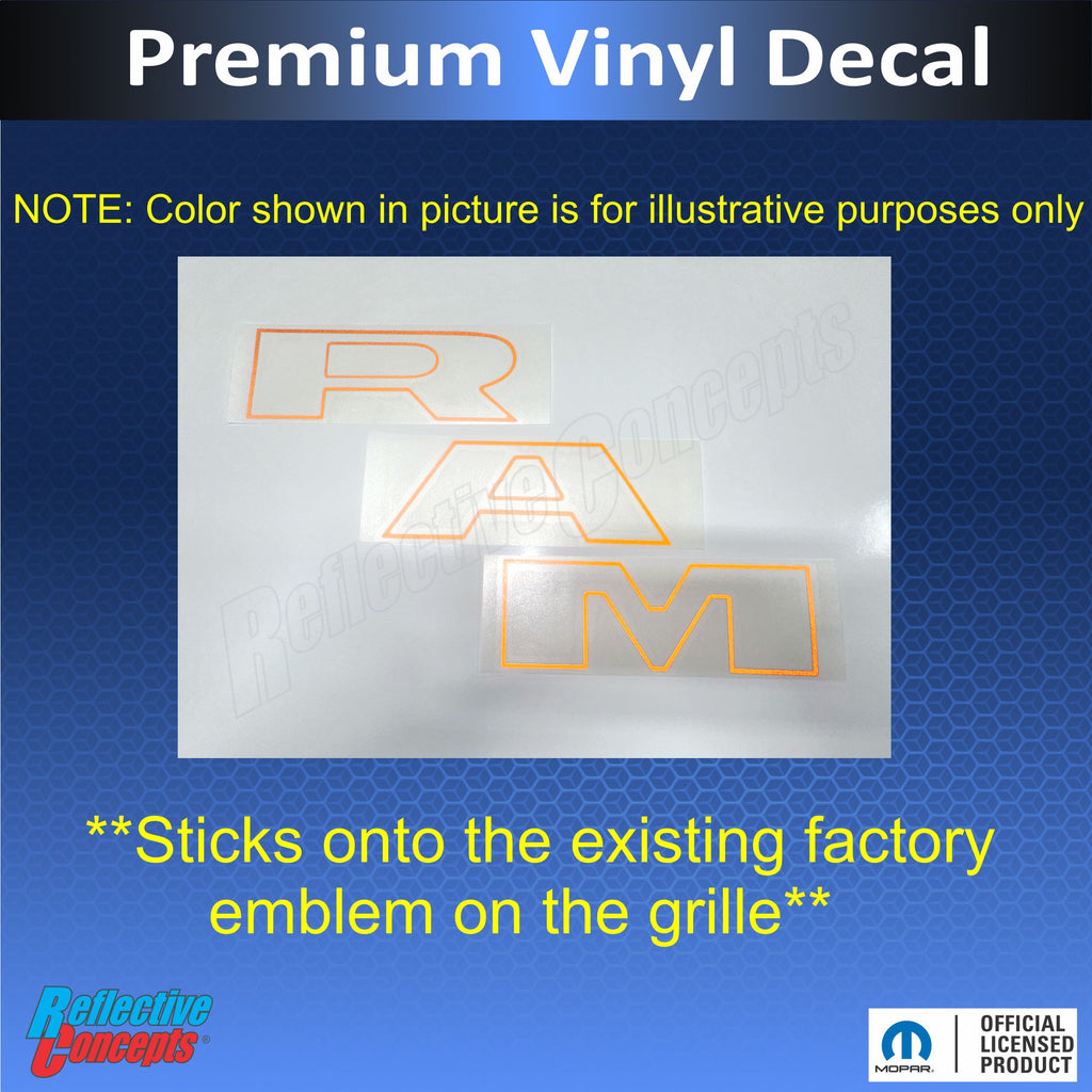 RHO Grille Emblem Overlay Decals