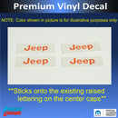 JEEP Center Cap Overlay Decals - 14-17 Patriot