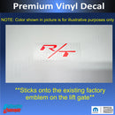 R/T Emblem Overlay Decal - 2024-2025 Dodge Hornet R/T