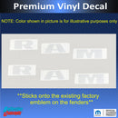 RAM Emblem Overlay Decals   - 2008-2010 Dodge Ram 1500