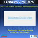 OVERLAND Emblem Overlay Decal - 2022-2025 Grand Cherokee Overland