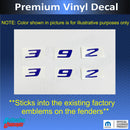 392 Fender Emblem Inlay Decal - Durango SRT