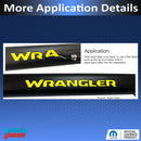 WRANGLER Grab Bar Inlay Sticker -  2018-2024 Wrangler JL/JLU