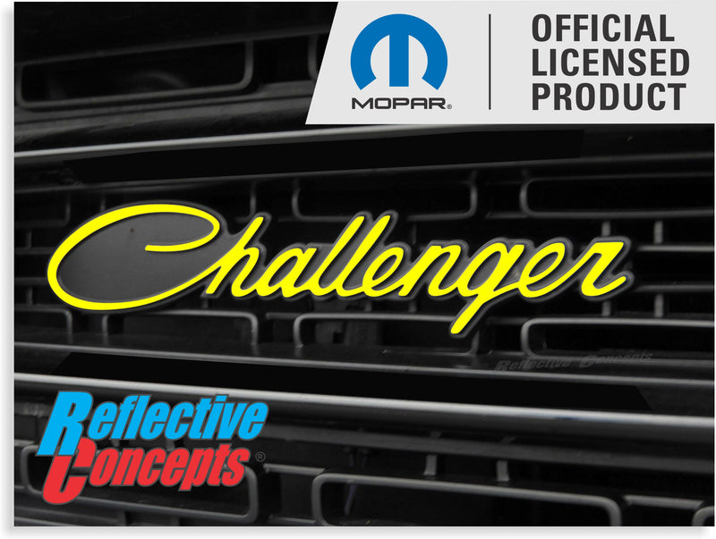 Challenger Script Emblem Overlay Decals