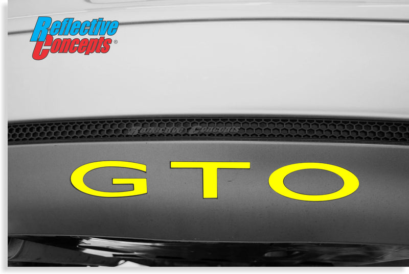 Rear Lettering Inlay Decal - GTO