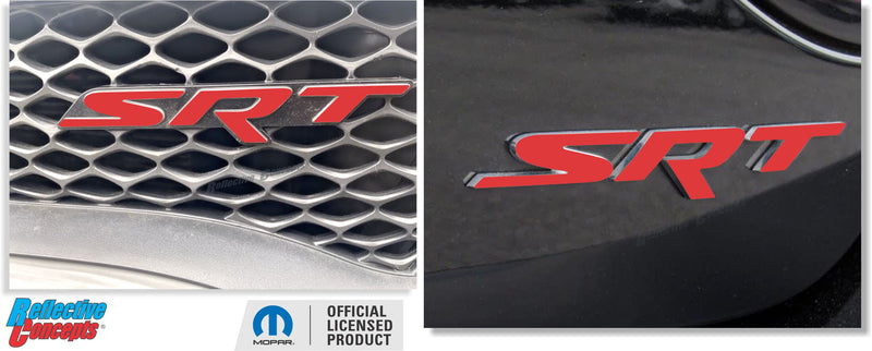 SRT Emblem Overlay Decals - 2015-2018 Charger SRT 392