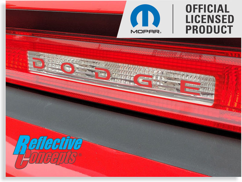 DODGE Trunk Lettering Emblem Overlay Decal - 2008-2014 Challenger