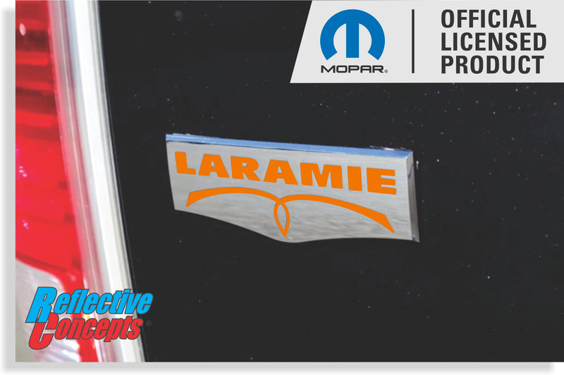 Laramie Tailgate Emblem Overlay Decals   - 2009-2018 Ram Laramie
