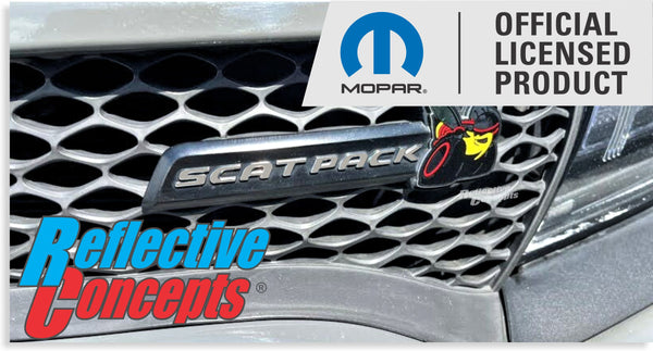 SCAT PACK Grille Emblem Overlay Decal Sticker - Charger RT Scat Pack