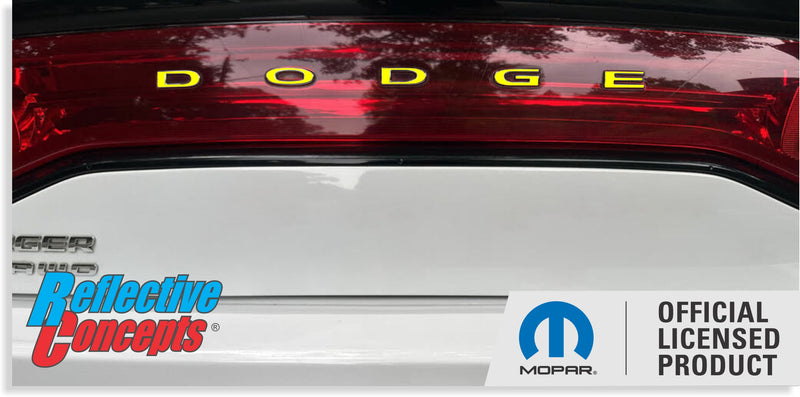DODGE Trunk Lettering Emblem Overlay Decal - 2011-2023 Charger
