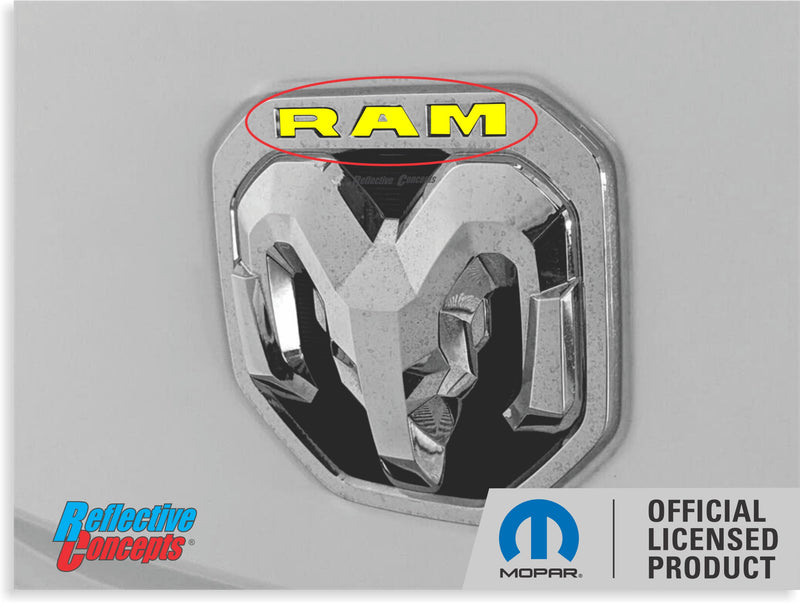 RAM Rear Emblem Inlay Decal - 2019-2024 Ram