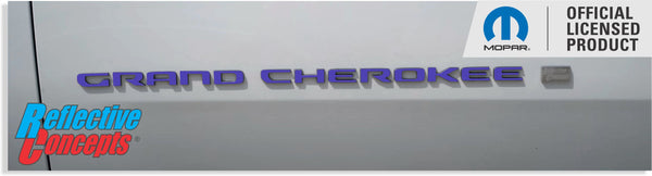 Door Emblem Overlay Decals  - 2022-2024 Grand Cherokee