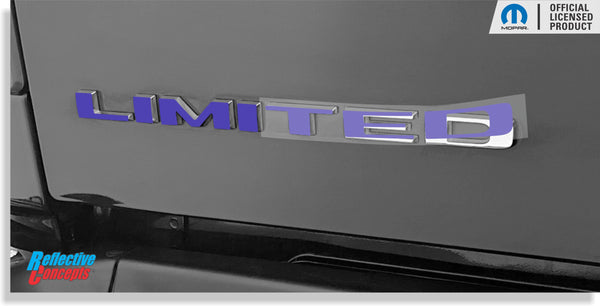 LIMITED Tailgate Emblem Overlay Decal - 2019-2024 Ram Limited 1500