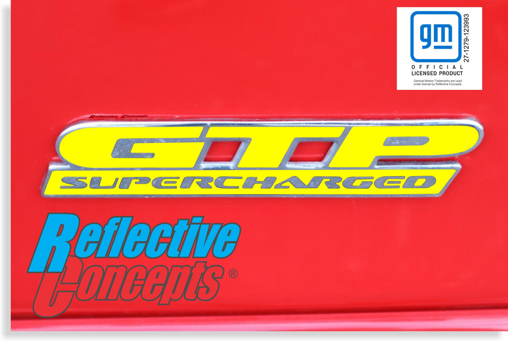 GTP Badge Overlay Decals | 97-03 Grand Prix GTP