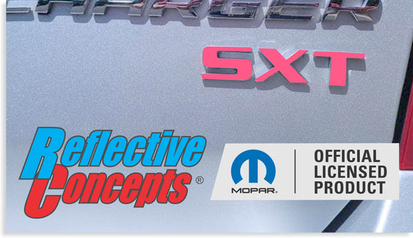 SXT Trunk Emblem Overlay Decal  - Dodge Charger SXT