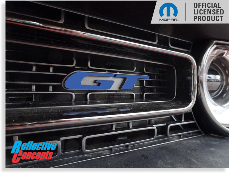 GT Grille Emblem Overlay Decal - 2019-2023 Dodge Challenger GT