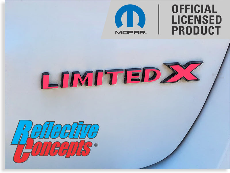 LIMITED X Emblem Overlay Decal - 19-21 Grand Cherokee Limited X