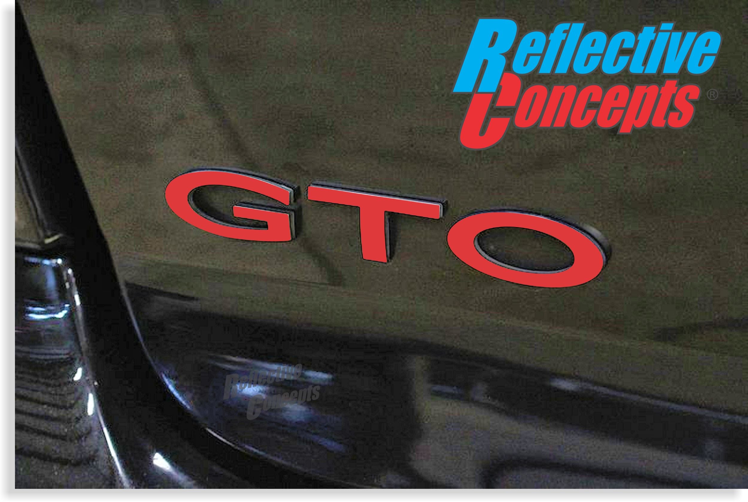 Gto Letters Buy 04-06 GTO Decal | Pontiac Decals | Reflective Concepts