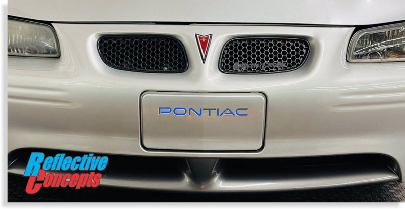 Front Plate Lettering Inlay Decal - 97-03 Grand Prix