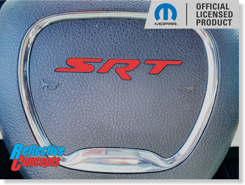 SRT Steering Wheel Emblem Overlay Decal   - 2018-2024 Durango SRT