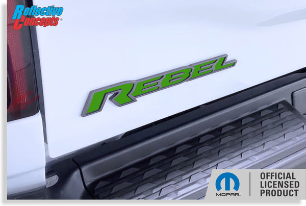 REBEL Emblem Inlay Decal - 2023-2024 Ram 2500 Rebel