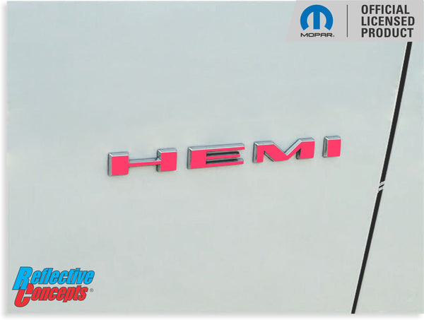 HEMI Fender Emblem Overlay Decal Stickers - 2020-2024 Durango R/T