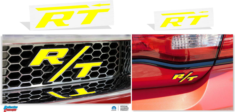 R/T Emblem Inlay Decals - 2011-2014 Charger Daytona R/T