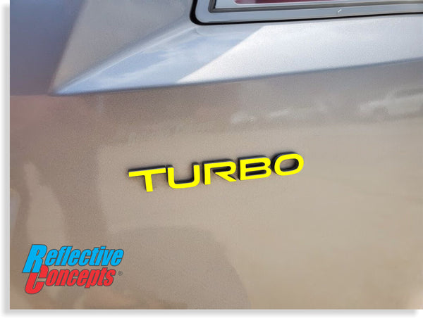 TURBO Emblem Overlay - 07-09 Saturn Sky