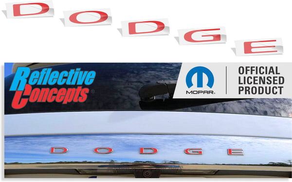DODGE Liftgate Lettering Emblem Overlay Decal - 2011-2013 Durango