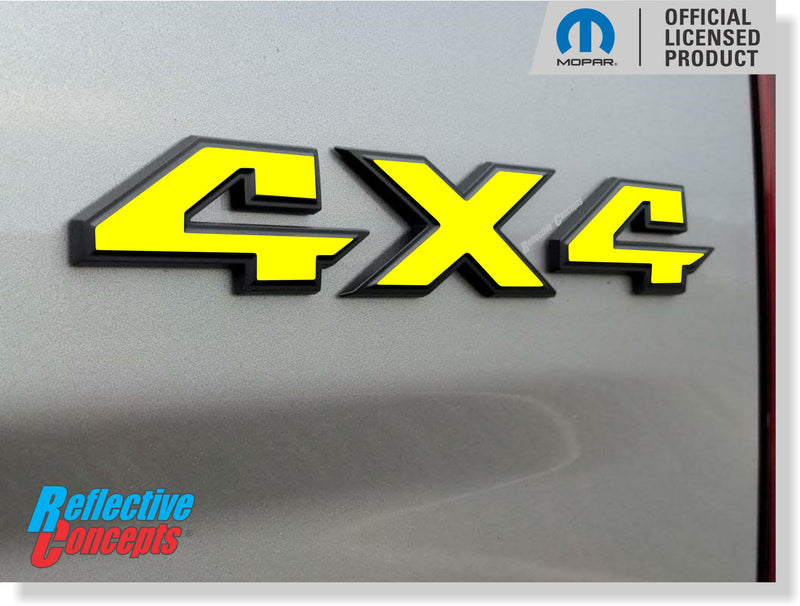 4x4 Emblem Overlay Decal for 2019-2023 Ram Classic