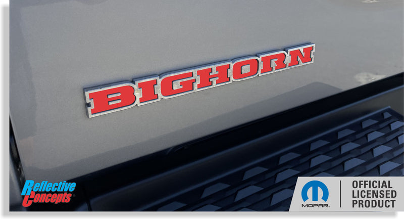 BIGHORN Emblem Inlay Decal - 2019-2024 Ram Bighorn