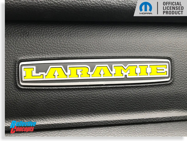 LARAMIE Glove Box Inlay Decal  - 2019 2020 2021 2022 2023 2024 Ram Laramie