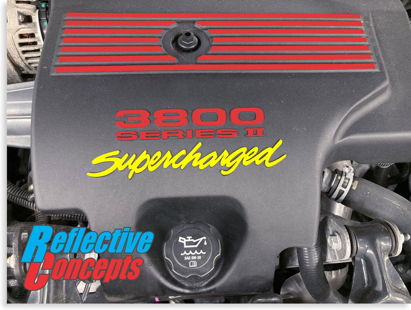 96-03 Bonneville SSEI Engine Cover Overlay Decals