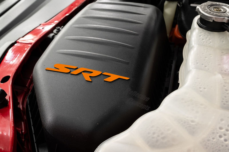 SRT  Airbox Lettering and Stripe Decals  - Challenger SRT Hellcat