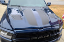 Rally Hood Stripes  - 2019-2024 Ram Rebel & Sport Hood