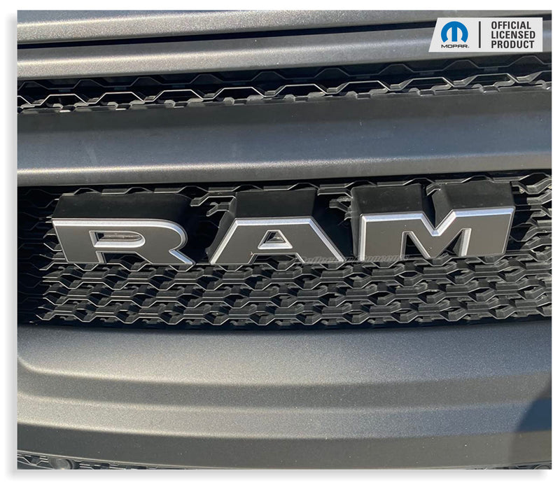 RAM Grille Emblem Overlay Decal   - 2019-2024 Ram 1500 Rebel
