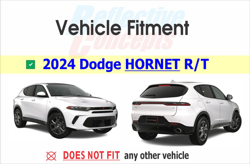 R/T Emblem Overlay Decal - 2024-2025 Dodge Hornet R/T