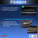 CHALLENGER Grille Emblem Overlay Decal - 2008-2014 Challenger