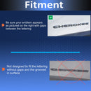 Door Emblem Overlay Decals  - 14-23 Cherokee