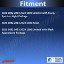 1500 eTORQUE Sport Performance Hood Emblem Decals