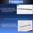 COMPASS Door Emblem Overlay Decals   - 2018-2025 Jeep Compass