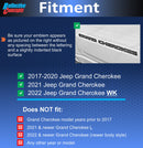 GRAND CHEROKEE Door Emblem Overlay Decal set - 2017-2022 Grand Cherokee WK2