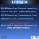 LAREDO Emblem Overlay Decal - 2022-2025 Grand Cherokee Laredo