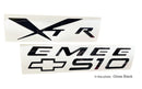 Front Plate Filler Inlay Decals - Xtreme S10, Blazer