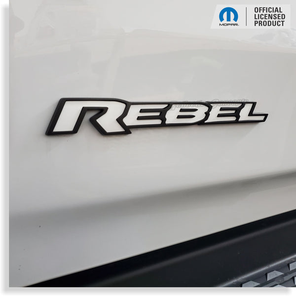 REBEL Emblem Inlay Decal - 2023-2024 Ram 2500 Rebel