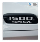 1500 HEMI 5.7L Hood Emblem Overlay Decals