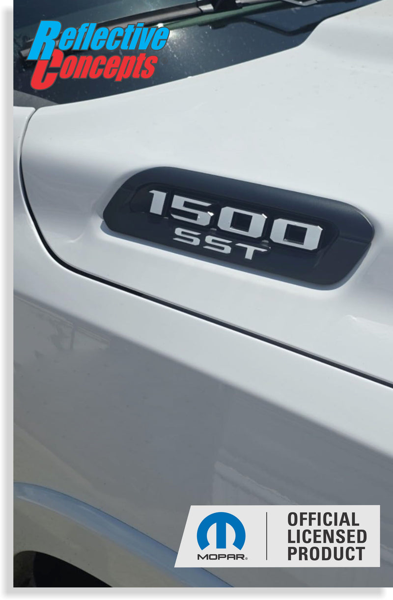 KIT:  BIGHORN Emblem Overlay Decal Set - 2025 Ram 1500 Bighorn