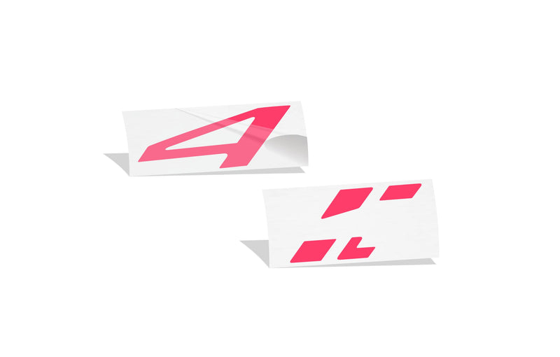 4 Rhombi - Liftgate Emblem Overlay Decal - 2018-2023 Durango AWD