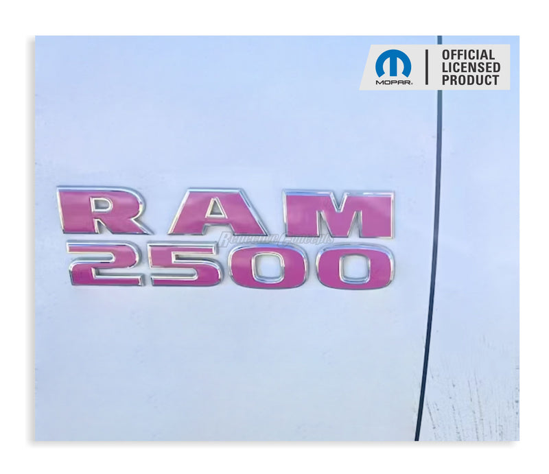 RAM 2500 Emblem Overlay Decals   - 2013-2018 Ram 2500