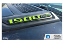 1500 HEMI 5.7L Sport Performance Hood Emblem Overlay Decals